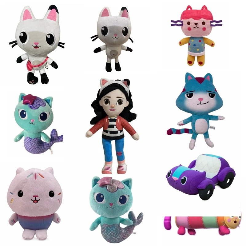 Maison De Poupee Gabby Pour Enfant Jouet Chat En Peluche Cadeau Aliexpress