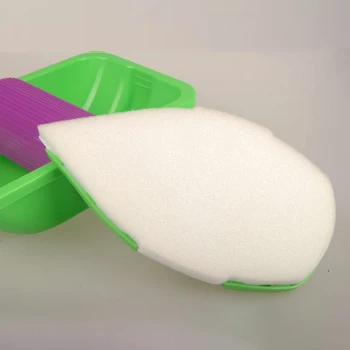 

2pcs Large/Small Sponge Foamed Resin Sponge for Household Wall Painting Brush Multi-function Roller Paint Brush