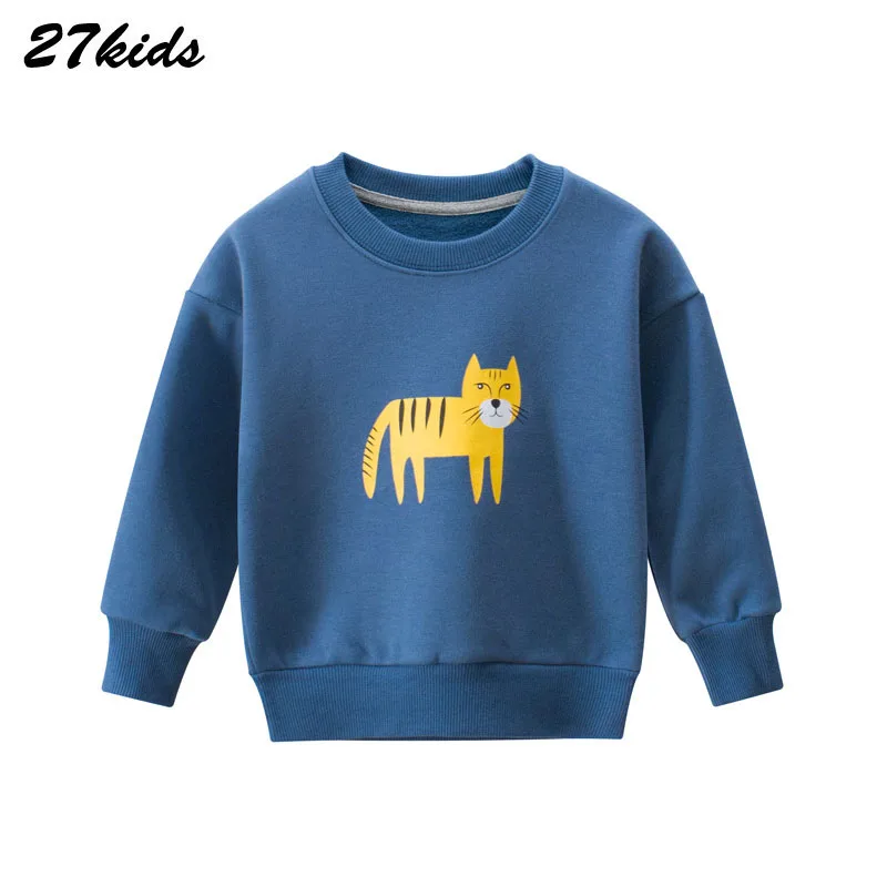 2942blue Детские толстовки с капюшоном с рисунком динозавра для маленьких мальчиков; толстовки на весну для мальчиков младенцев; футболки; одежда из хлопка; 27 - Цвет: 2942blue