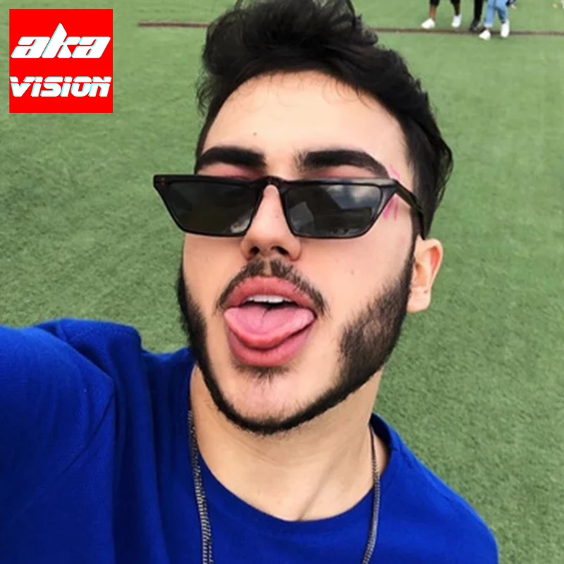 Retro Small Rectangular Sunglasses For Men And Women Vintage_voghion.com