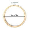 10pcs/set 8cm/10cm Optional DIY Cross Stitch Embroidery Circle Bamboo Hoop Cross Hoop Ring Support Wooden Needle Craft Tools ► Photo 3/5