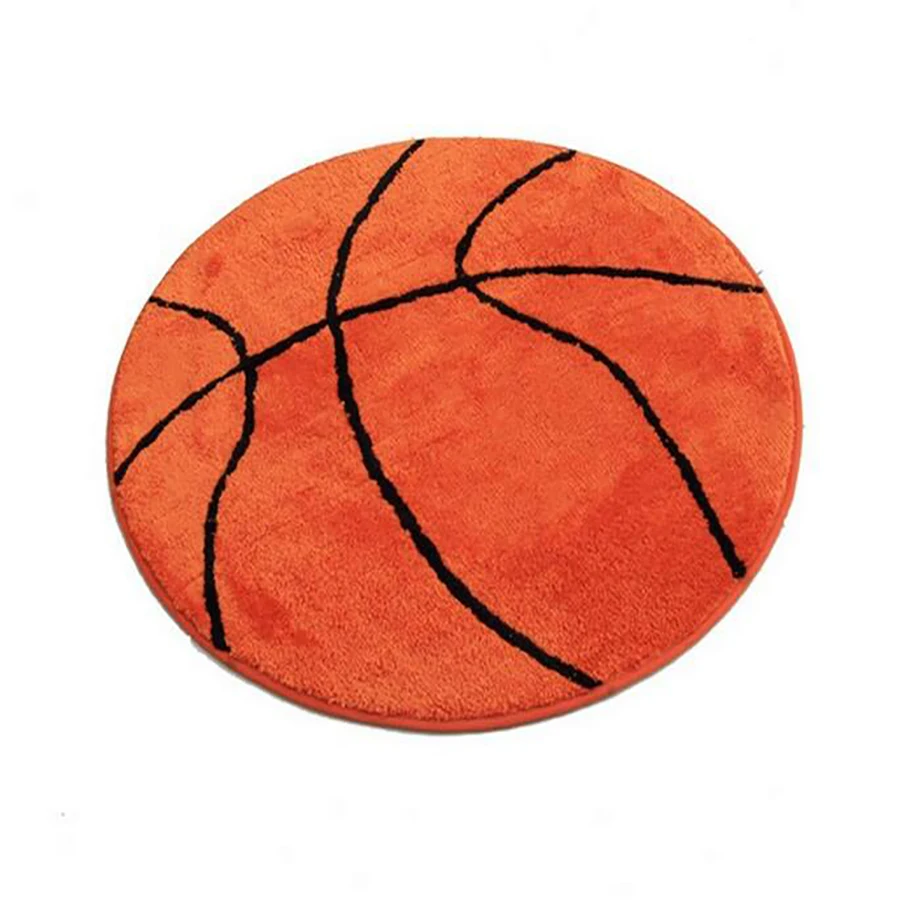 Игрушечный ковер для баскетбола диаметром 80 см не легко деформироваться, носить и чистить внутреннюю спальню