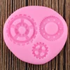 Mechanical Screw Gear Silicone Mold Baby Birthday Cupcake Topper Fondant Cake Decorating Tools Chocolate Candy Clay Molds ► Photo 3/6