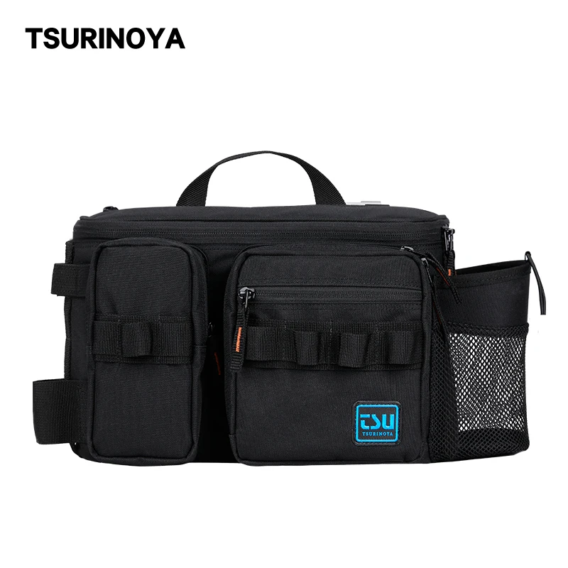 TSURINOYA Multifunction Fishing Bag RX1911 Large Capacity Waist Tackle Lures Storage Outdoor Sports Handbag | Спорт и развлечения