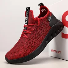 

MILIKUYOU Breathable Shoes Men Ultralight Casual Shoes Soft Sole White Mens Sneakers Comfortable Man Shoe Big Size Running Shoes