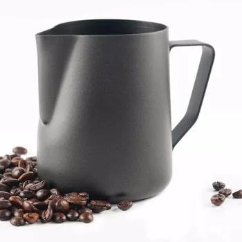 

Milk Frothing Pitcher with Measurements, Perfect for Espresso, Milk Frothers, Latte Art, 18/8 Stainless Steel