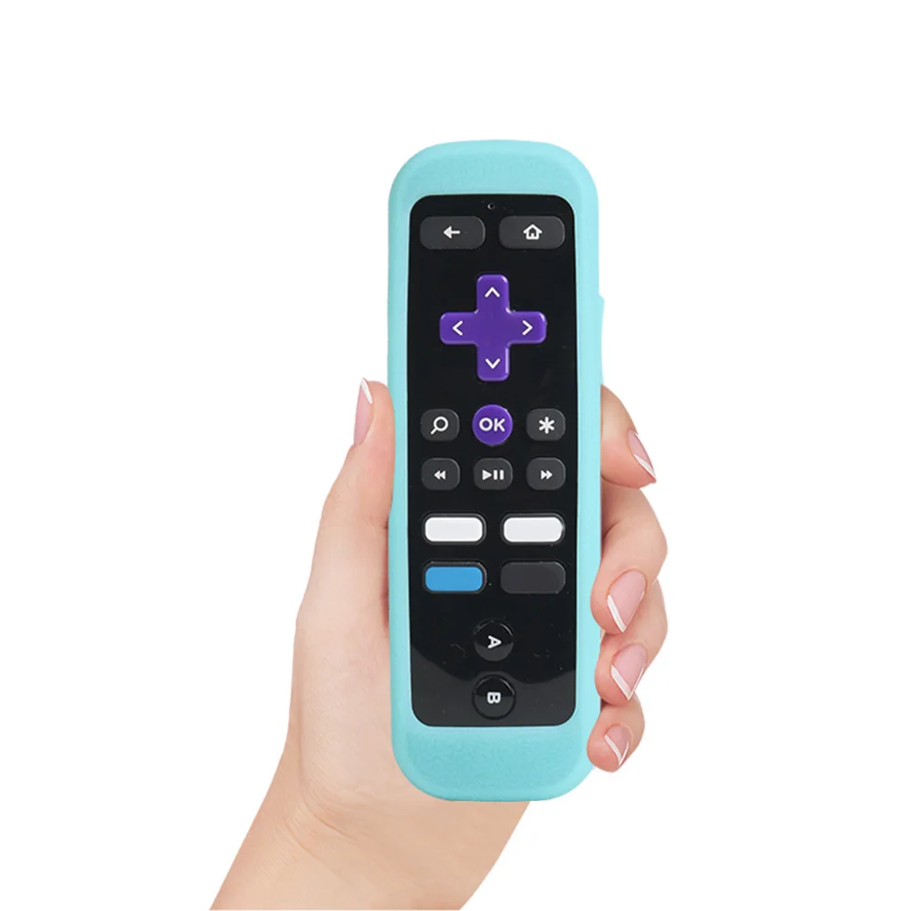Night Light Blue Силиконовый защитный чехол с дистанционным управлением, противоударный нескользящий чехол для U3 tv, пожалуйста, учитывайте небольшое отклонение измерения вручную - Цвет: Night Light Blue