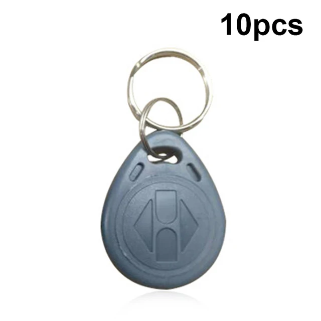10/100pcs RFID Tag 125Khz Key Copy Rewritable Writable Rewrite RFID  Keyfobs Tag Ring Card Proximity Token Duplicate 9 Colors F 10pcs