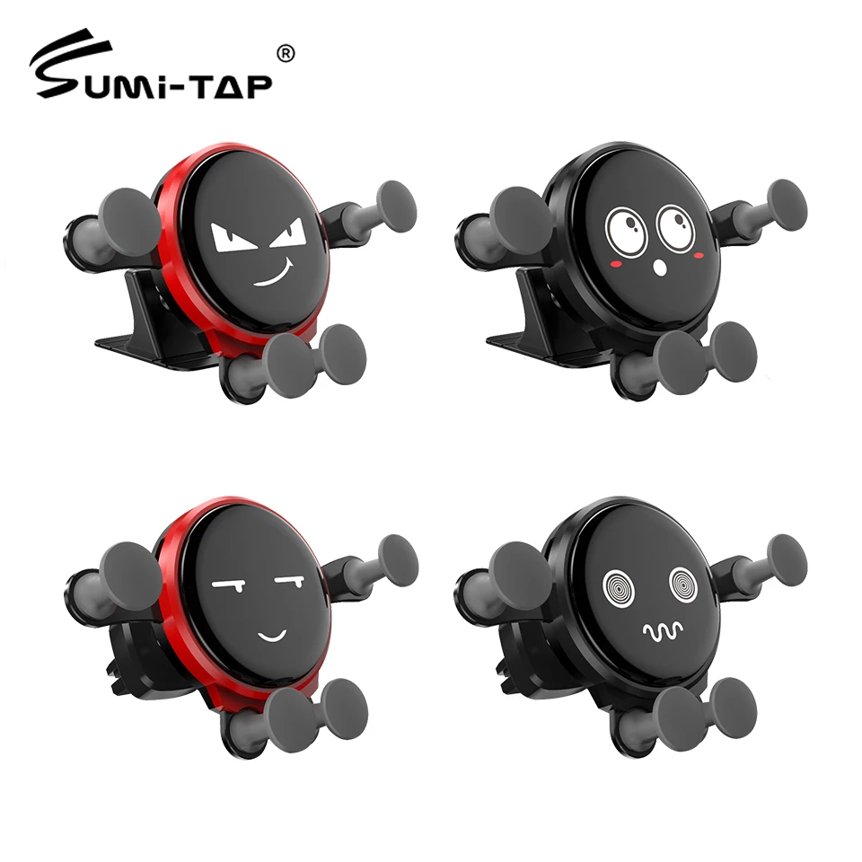 Sumi-tap Car Phone Holder Gravity Bracket Universal Cell GPS Mount Automatic Mobile Support Smartphone Stand Air Vent | Мобильные
