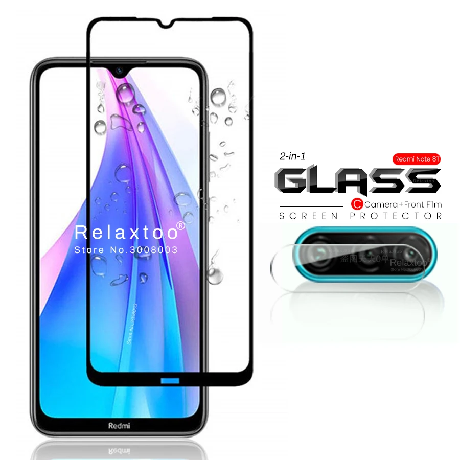 

redmi note 8t glass 2-in-1 camera protector for xiaomi xiomi xaomi xiami redmi note 8t t8 8 t armor protection film note8t 6.3''