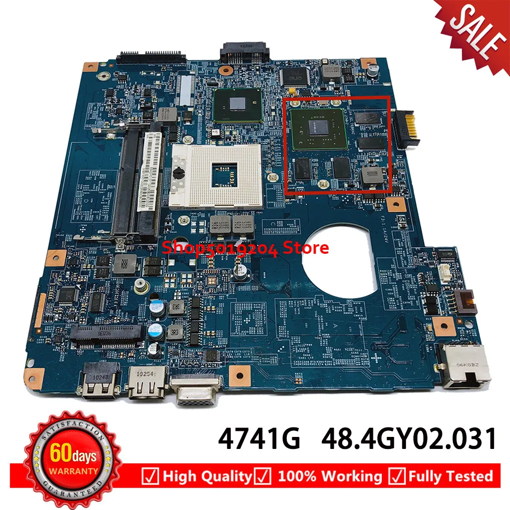 Материнская плата 09920-3 для ноутбука ACER 4741 4741g 48 4gy02. 031 554GY01531 материнская |