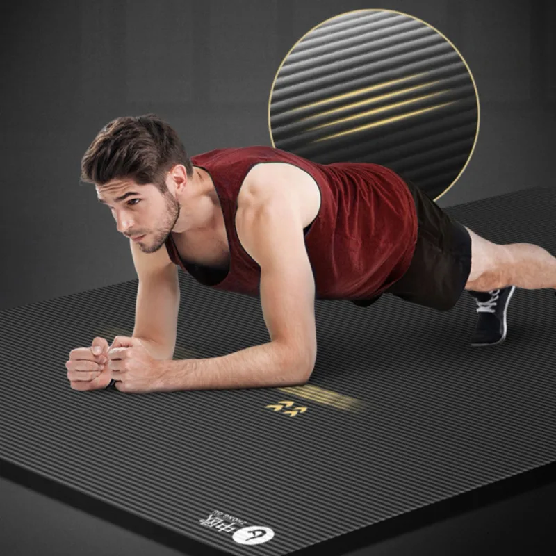 185cm Enlarged Fitness Mat Yoga Mat Men Gym Exercise Esterilla Yoga Tapete Pad Lengthen Non-slip For Beginner With Bag