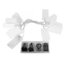 Струнный светильник 10 светодиодный 26 Английских Букв+ цифр светодиодный DIY струнный светильник, декор для вечерние, свадебные, домашний светодиодный светильник