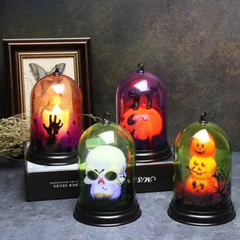 

LED Halloween Decoration Props Pumpkin Lamp Glowing Candle Lamp Skull Lamp-pumpkin Lamp HOT