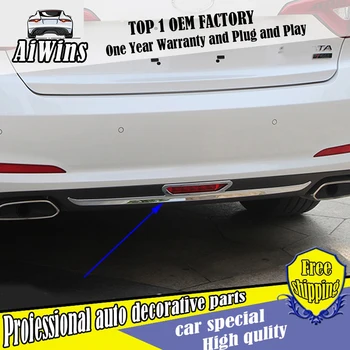 

1PCS/SET car styling Rear Bumper Bottom Diffuser Foglight Lamp cover Trim Fit For Hyundai Sonata LF 2015 2016 rear bumper trim