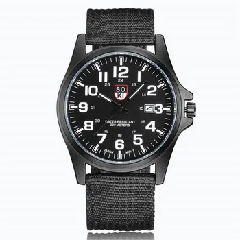 

Mens Watches New Trend Simple Couple Fashion Nylon strap Analog Quartz Round Wrist Watch Watches relogio masculino часы мужские