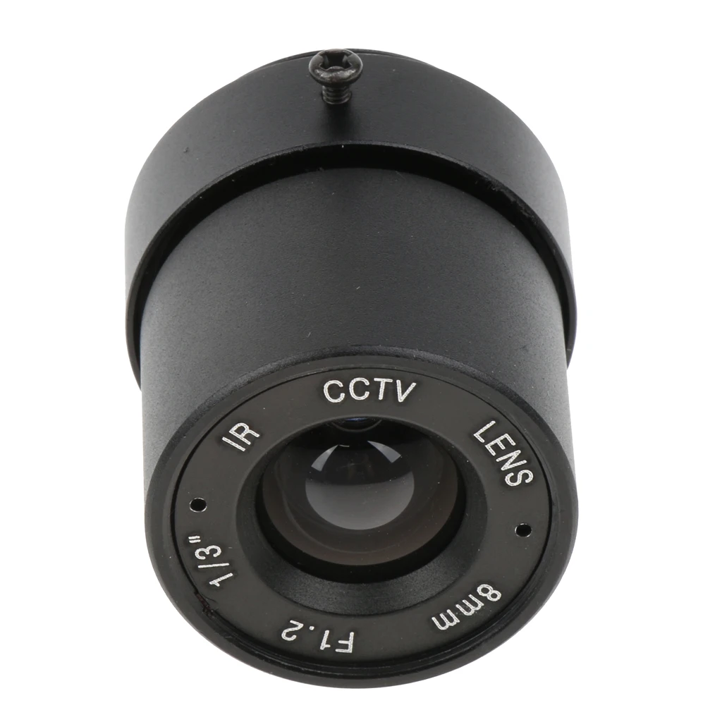 ИК фиксированный cctv Объектив CS крепление для камеры видеонаблюдения 8 мм 1MP пикселей F1.2 диафрагма 1/3 ''формат изображения