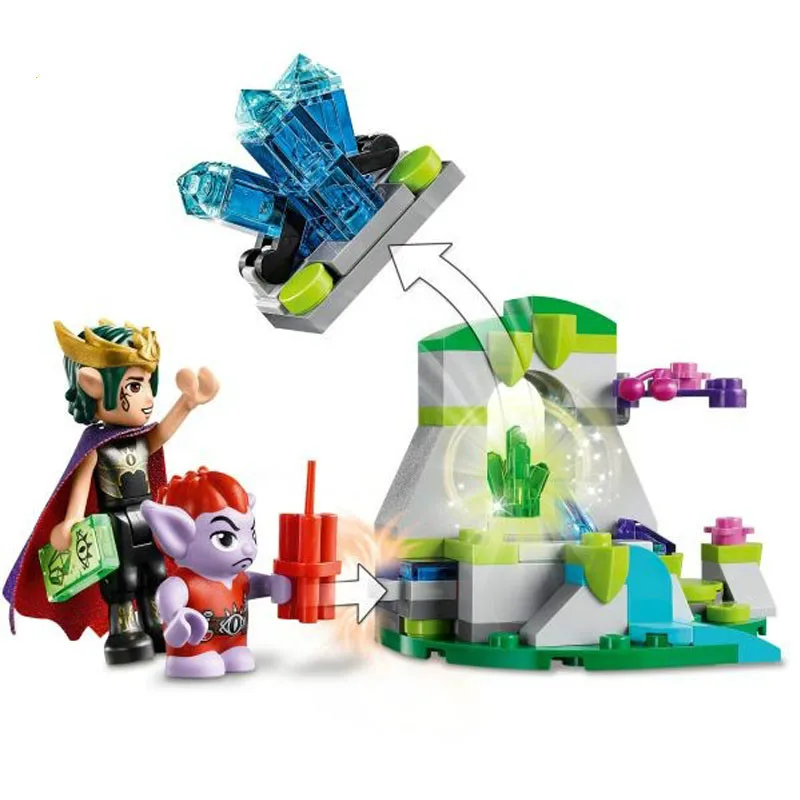 10695 Elves The Goblin King's Evil Dragon Building Blocks Bricks Toys Model