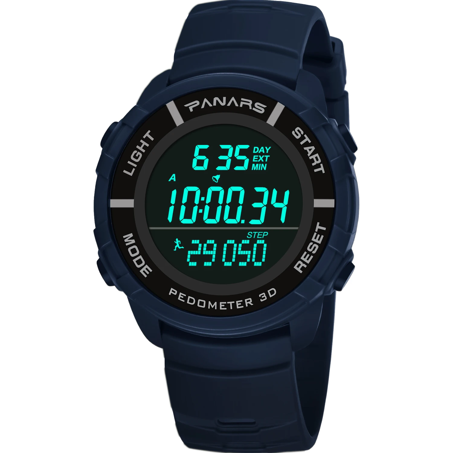 

PANARS Men's Sport Digital Watch Outdoor Men Watch Simple 5bar Waterproof Light Display Alarm Clock Chronograph Montre Homme
