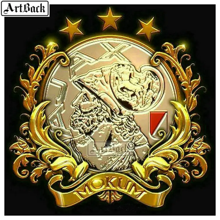 Алмазная картина ajax футбольный значок сборная Нидерландов полный квадрат 5d Алмазная мозаика ajax Детский Рождественский подарок