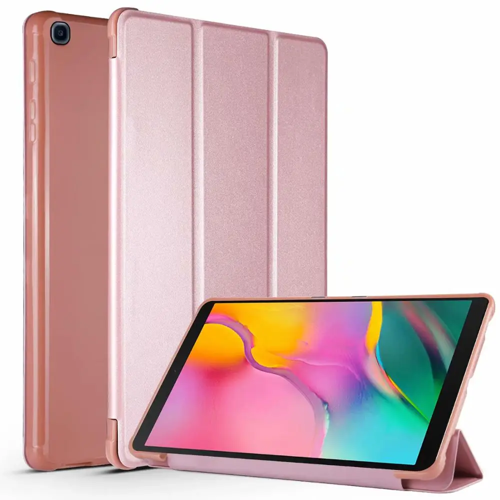 Модный чехол для планшета для samsung Galaxy Tab A 10,1 дюймов T510 T515, тонкий защитный чехол с подставкой+ ручка