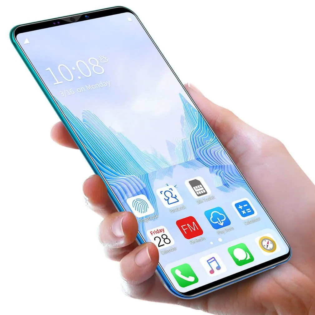US $33.12 Dual Core P40 Pro Smartphone 58 Inch Screen Smartphone 512m4g Android