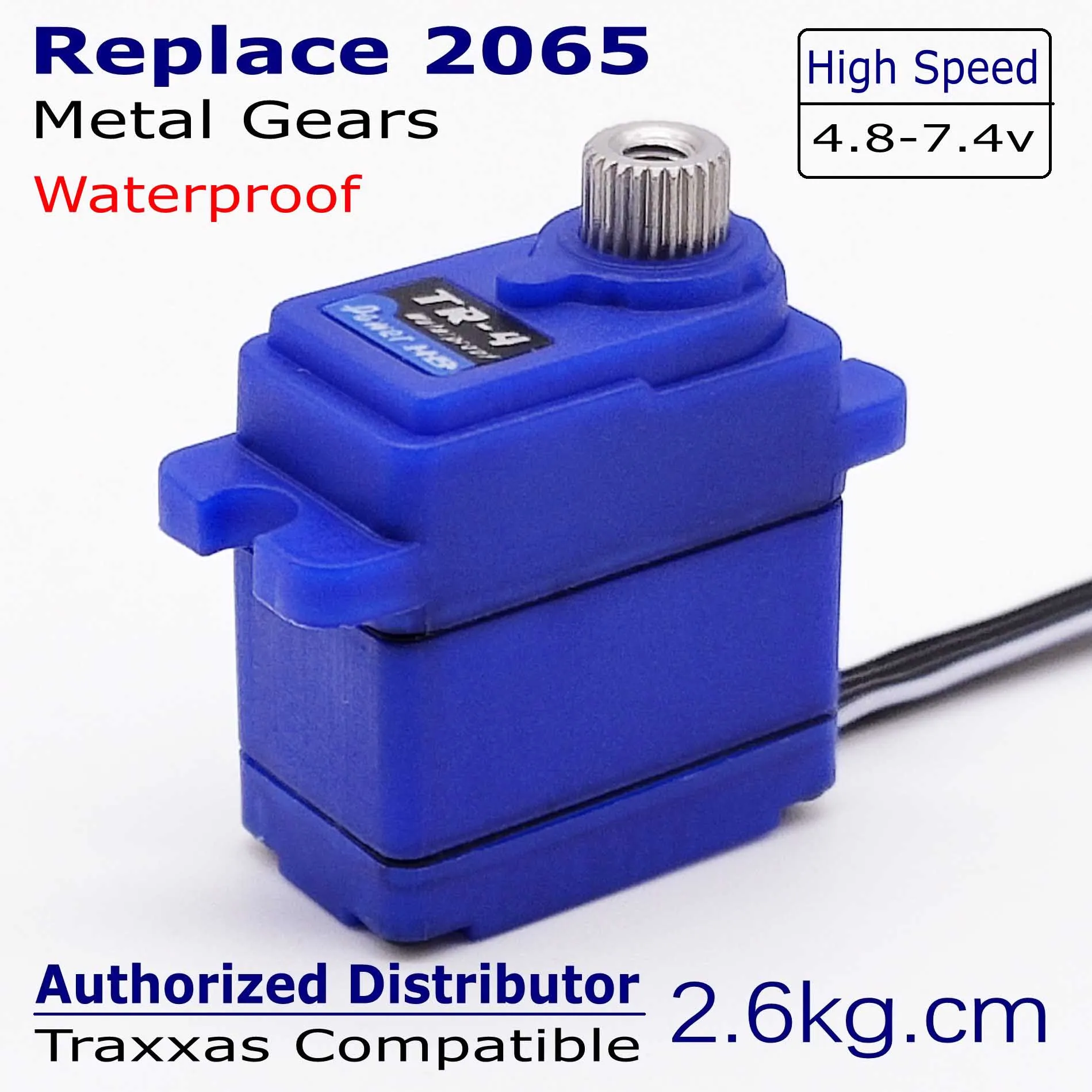 Mini Waterproof Metal Gear Servo 7.4v 