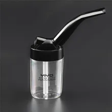 Merokok Pipa Merokok Aksesoris Mini Portable Pemegang Rokok Filter Kaca Pipa Air Ramah Lingkungan Hookah Aksesoris TSLM2(China)
