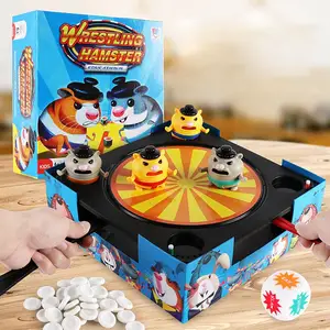 Board Game Hitting Game Children Desktop Interactive Game Toy Hamster Sumo Match Against Game Console Kids Desktop Interactive