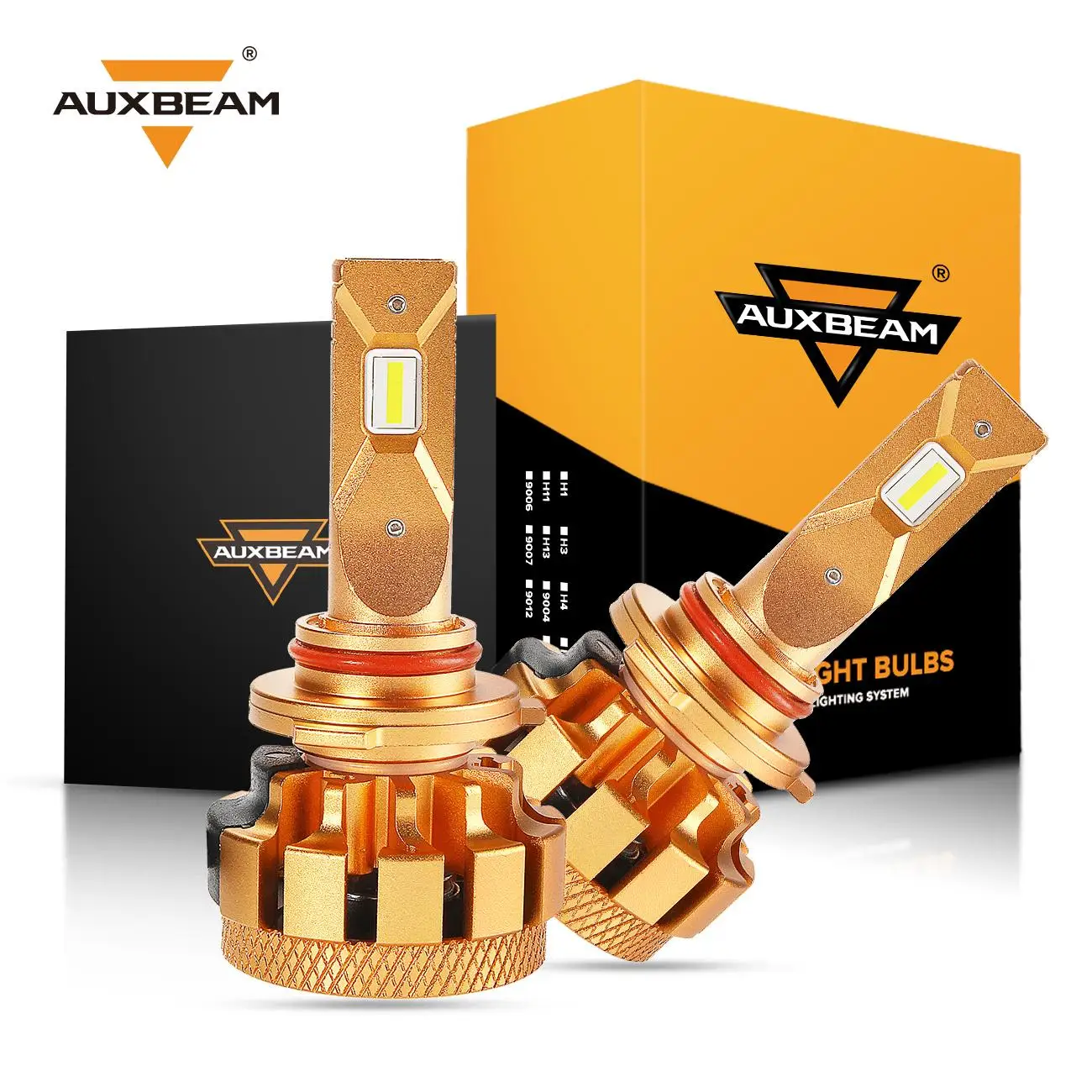 Автомобильные светодиодные лампы AUXBEAM 1 пара 70 Вт 12 В/24 В H1 H3 H7 H11 9005 9006 9012 6000 К