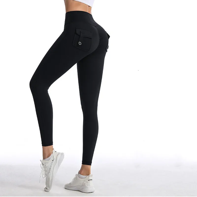 Women Yoga Pants High Waist Military Style Sport Leggings Gym Slim Fit  Pocket Sweatpants Outdoor Running Fitness Pants