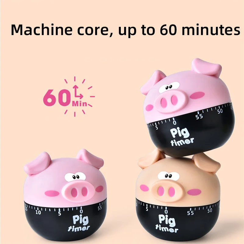 

Home Cute Cartoon Pig Shape Kitchen Cooking Timer Cooking Timer Alarm Countdown Cooking Tools Kitchen Gadgets K1349 E