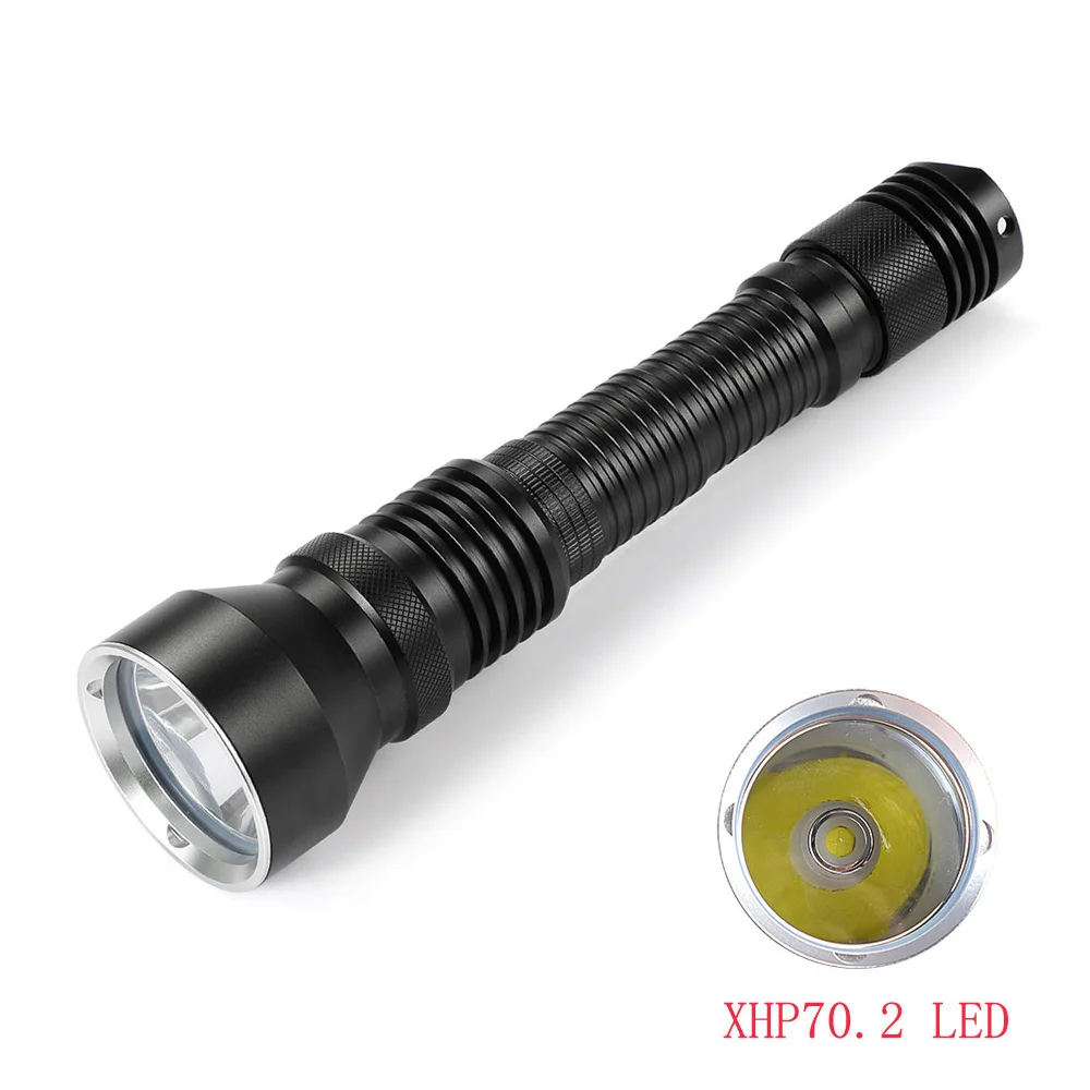  new Powerful Diving Flashlight Underwater XHP 70.2 Lamp 5 lighting modes LED waterproof Torch for h - 4000333510007