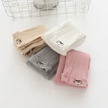 Новые стильные летние леггинсы в Корейском стиле с вышивкой для девочек