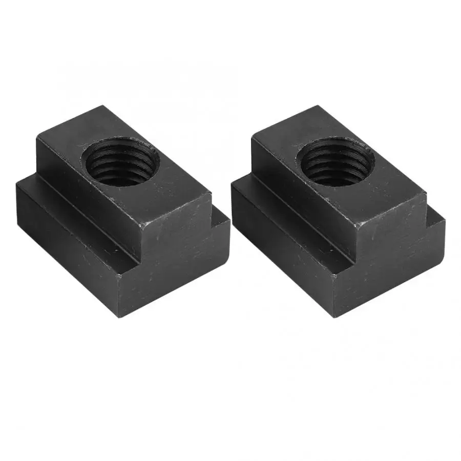 

Stainless Steel Square Nuts 2pcs Black Oxide Grade 8.8 Carbon Steel T-Slot Nut T-Nut Tapped Through M18 Thread Nut For Wood