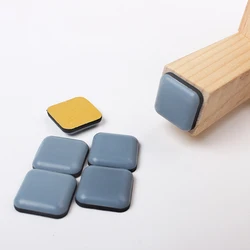 Couvre pieds auto adhésif en Silicone pour Table et chaise, 4 pièces, protecteur de sol en feutre 