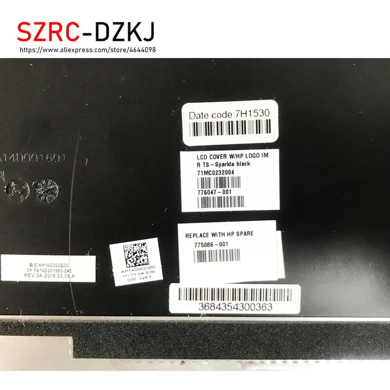Для Hp 15-G 15-R Ts Дисплей задняя крышка lcd 776047-001 775086-001