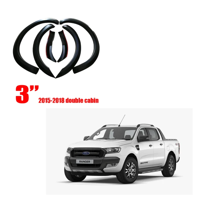 Mudguards Wheel Arch Fender Flares For Ford Ranger Wildtrak T8 2019 2020 Double Cabin Super Cabin Matte Black Mudguards Aliexpress