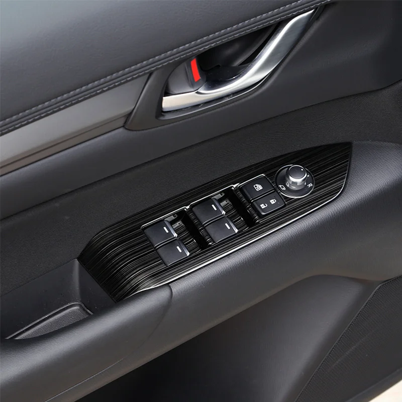 Car Interior Door Armrest Panel Window Switch Lift Buttons Cover Trim Sticker For MAZDA CX-5 CX5 CX 5 2017 2018 2019 Accessories Car Interior Door Armrest Panel Window Switch Lift Buttons Cover Trim Sticker For MAZDA CX-5 CX5 CX 5 2017 2018 2019 Accessories