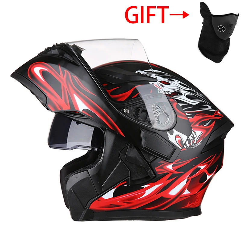 Новый мотоциклетный шлем флип ап для мотокросса Capacete da Motocicleta Cascos Мото двойной