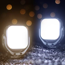 

FOR VL66 360 Rotation LED Video Light with Adjustable Bracket Rechargable DSLR Smartphone Fill Light Youtube Live 3200K-6500K