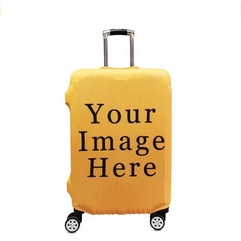 

Customize Your Image Logo Luggage Cover Suitcase Protective Covers Anti-dust Case Cover For 18-32Inch Trolley Travel Accessories