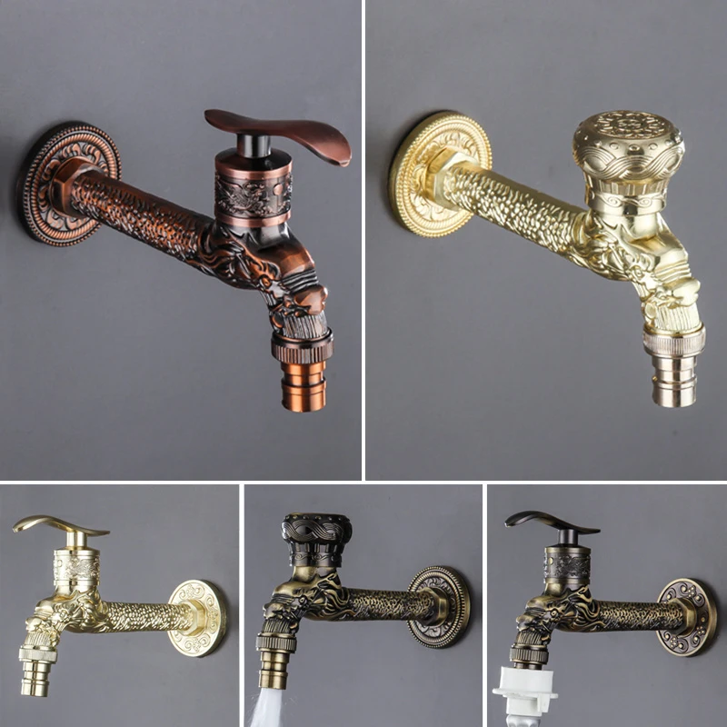 Zinc Alloy Faucet Garden Outdoor for Washing Machine Irrigation Hose Adapter Tap Connector Mixer Water Hardware | Обустройство дома