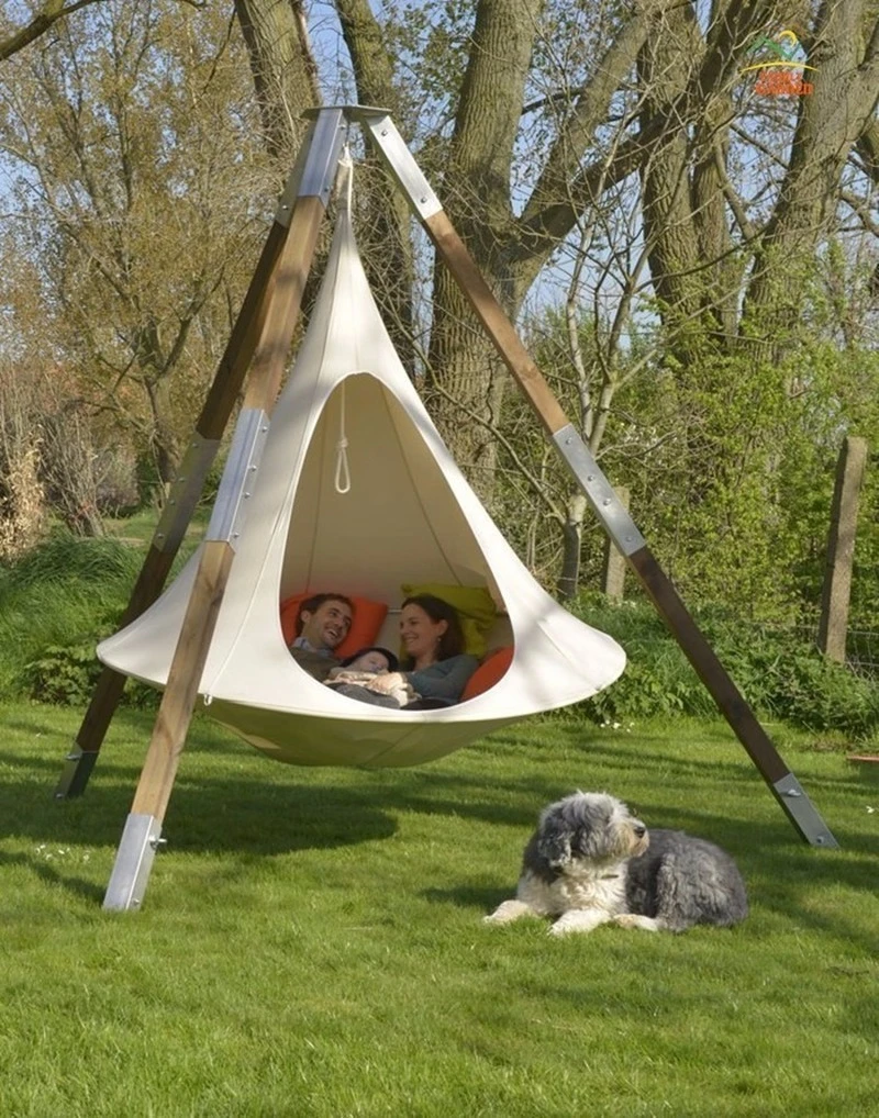 1pc Camping Teepee for Kids Adults Silkworn Cocoon Hanging Swing Hammock tent for Outdoor Hamaca Patio Furniture Sofa Bed Swings Hammock Straps Special 