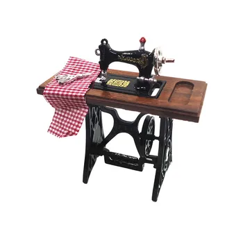 

Toys For Children Mini Sewing Machine 1:12 Mini Doll House Mini Sewing Machine Kids Toys Baby Toys Juguetes para ninos