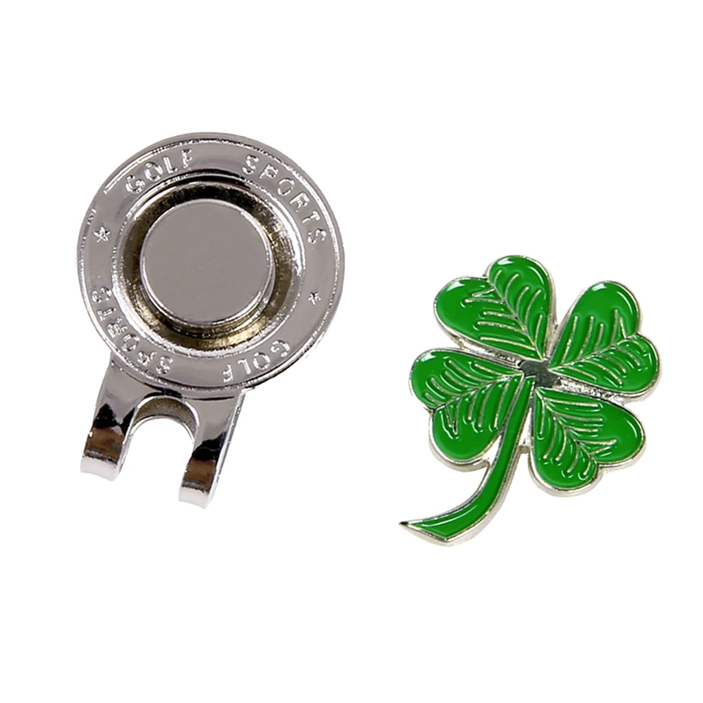 Magnetic Golf Cap Clip with Detachable Golf Markers Training Aid Standard Hat Clip Club Gift Souvenir Keepsake