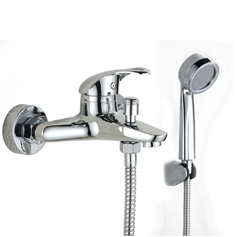 

All copper shower faucet, bathtub faucet, into the wall, all copper tape, three-way hot and cold water mixing valve set