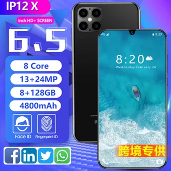 

Global Version IP12X 4G LTE Smartphone 8+128GB Android 9.0 Snapdragon 855 6.5Inch 4800mAh13MP +24MP Fingerprint
