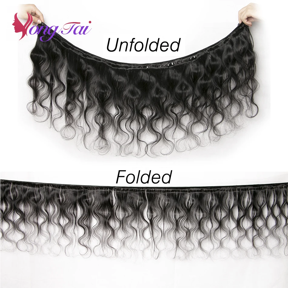 Yuyongtai малазийские объемные волнистые кружева 4 шт человеческие волосы пряди с закрытием швейцарские кружева не Реми волосы M