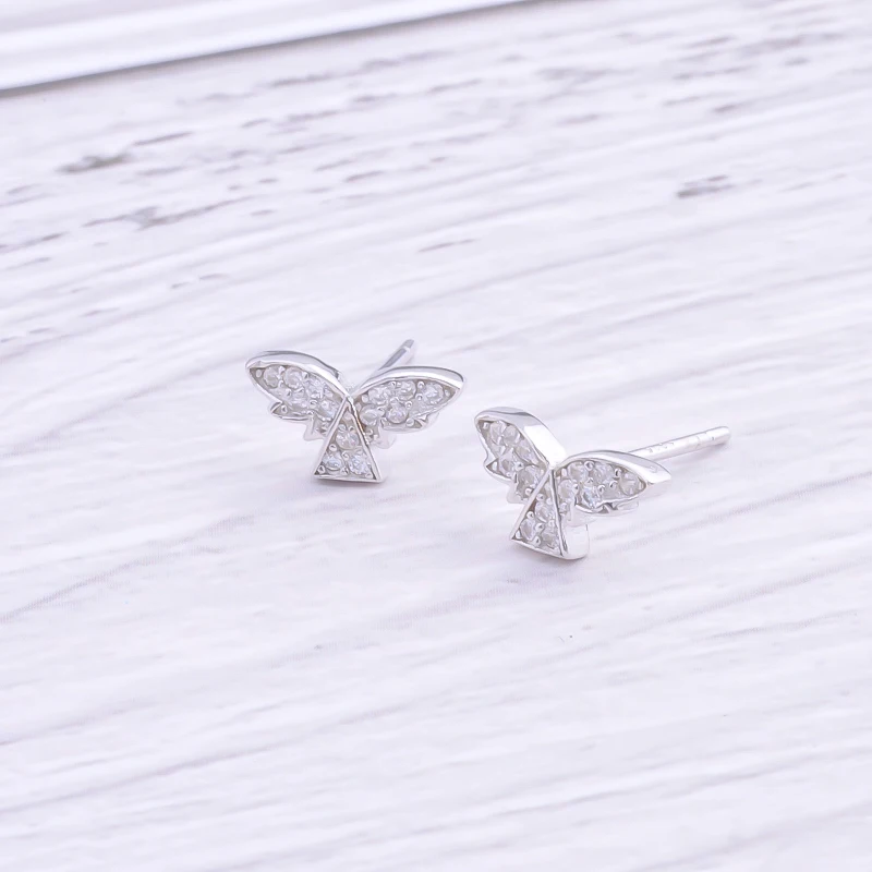 silver earrings